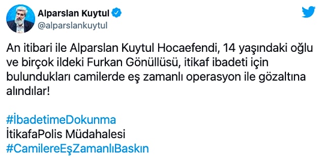 "Eş zamanlı operasyon ile gözaltına alındılar"