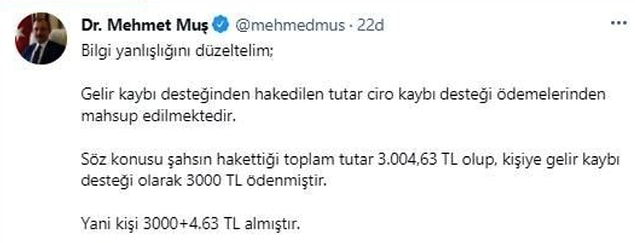 Muş, dün yaptığı açıklamada da iddiaları yalanlamıştı: