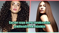 Saçlarınızı Isısız Şekillendirebilmek İçin Kullanabileceğiniz 12 Şey