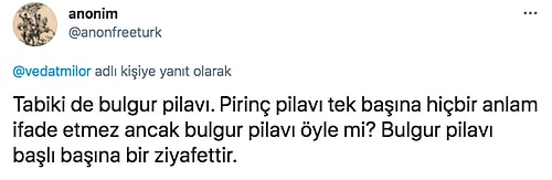 Halk Yoklamasına Devam Eden Vedat Milor Bu Sefer de Pirinç ve Bulgur Pilavını Yarıştırdı!