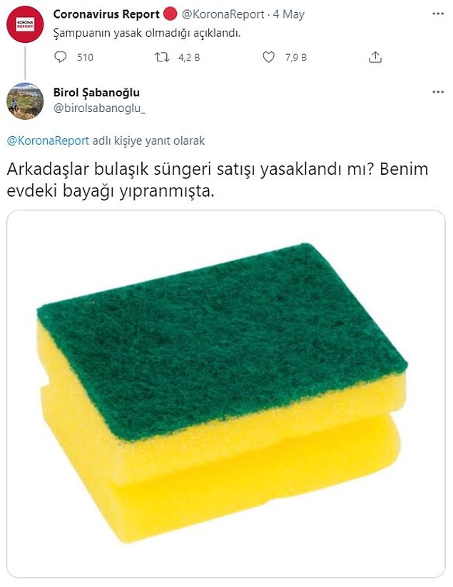 9. Sarı bez ile temizlenebilir, o yüzden yasak.