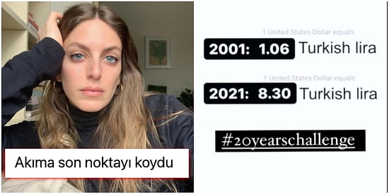 #20YearsChallenge Akımına Doların Değişimini Paylaşarak Katılan Bige Önal, Gündem Oldu