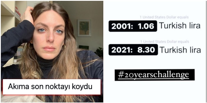 #20YearsChallenge Akımına Doların Değişimini Paylaşarak Katılan Bige Önal, Gündem Oldu