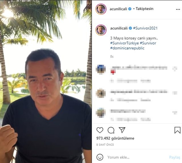 Acun Ilıcalı da Ünlüler takımından bir kadın yarışmacının elenmesi halinde takımların karışacağını Instagram'da yaptığı canlı yayınla açıklamıştı.
