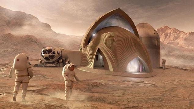 Mars'taki evler mantardan olabilir.