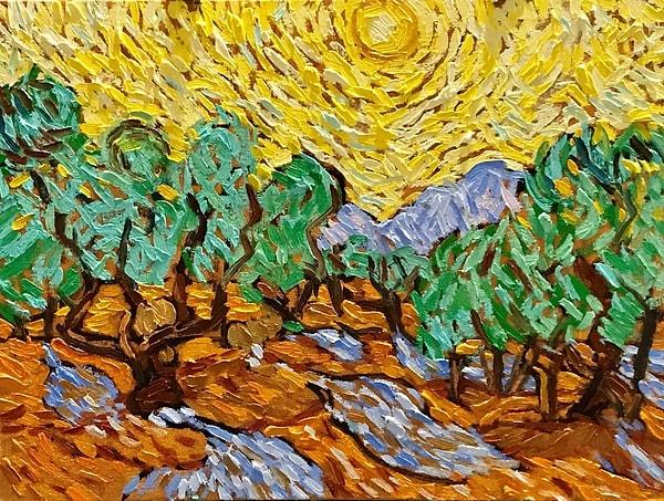 Sanat dallarında çok sık görülen bir durum bu, örneğin aşağıdaki eseri üreten kişi Van Gogh'tan esinlendiğini bilmiyor olabilir.