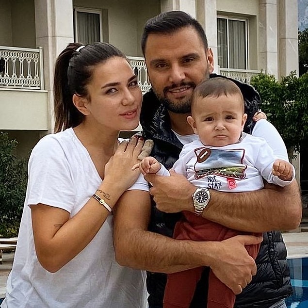 Aradan bir yıl geçmeden aileye üçüncü bir üye geldi. Minik Burak...