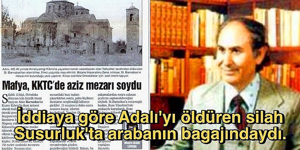 Derin Devlet, Susurluk, Mafya: Kıbrıs'ta Soyulan Kilisenin Haberini Yaptığı İçin İnfaz Edilen Kutlu Adalı