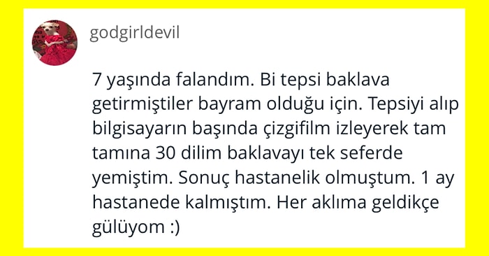 Akıllara Geldiğinde Hala Güldüren Bayram Anılarını Anlatan Kişilerden Hepimize Kahkaha Attıran Paylaşımlar