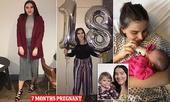 18-летняя официантка из Англии родила сразу после рабочей смены, хотя понятия не имела, что беременна