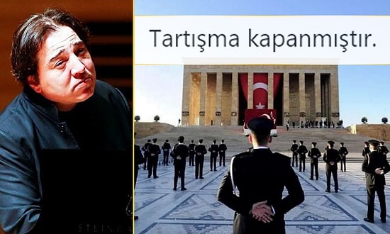 Fazıl Say, 'Ellerini Arkadan Bağladığı' İçin İncelemeye Maruz Kalan İmamoğlu'na Anıtkabir ile Destek Verdi