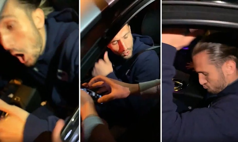 Fransız Taraftarla Birlikte Galibiyeti Kutlayan Yusuf Yazıcı ve Zeki Çelik'in Müthiş Anları