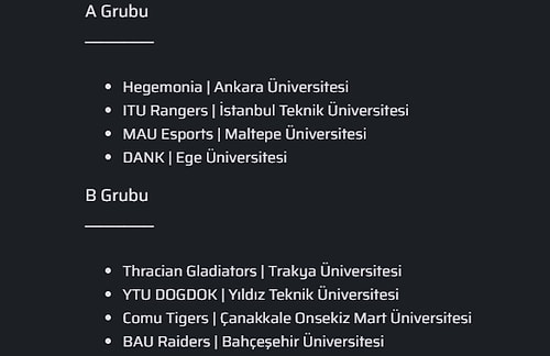 Intel University Esports Turkey'de Gruplar Belli Oldu!
