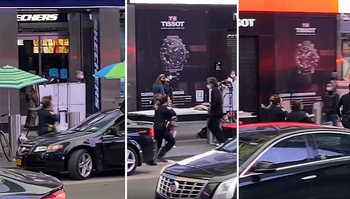 Times Meydanı'ndaki Silahlı Saldırıda Yaralanan 4 Yaşındaki Çocuğu Kucağında Koşarak Ambulansa Taşıyan Polis