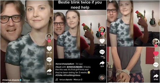 Sevgilisiyle Çektiği Oldukça Garip TikTok ile Goygoycuların Eline Düşen Çifte Yapılan Monteler