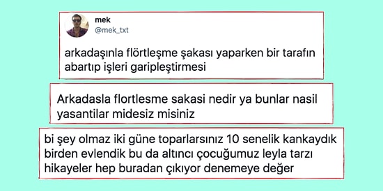 Erkekle Şaka Döğüşe, Kadınla Şaka Sevişe... Yakın Arkadaşla Flörtleşme Şakası Sosyal Medyayı İkiye Böldü