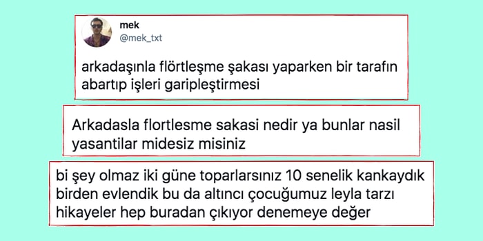Erkekle Şaka Döğüşe, Kadınla Şaka Sevişe... Yakın Arkadaşla Flörtleşme Şakası Sosyal Medyayı İkiye Böldü