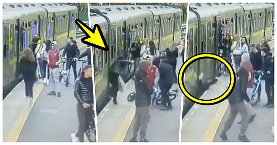 Bisikletli Grubun Kendisine Karşı Uyguladığı Tacizden Dolayı Trene Yetişmeye Çalışırken Raylara Düşen Kadın