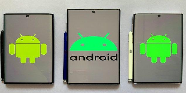 Android telefonlarda problem değişiklik gösteriyor.