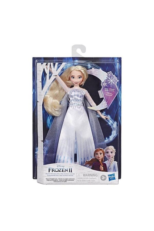 9. Frozen 2 filminden sonra çıkan bu şarkı söyleyen Elsa oyuncağı da muhteşem...