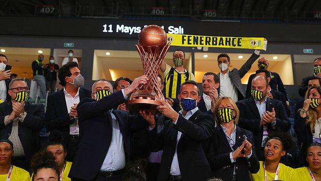 Fenerbahçe Öznur Kablo bu sonuçla birlikte ligde 15. şampiyonluğunu kazanmış oldu.