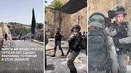 Kameralar Kapalıyken Ne Olduğunu Biliyoruz: İsrailli Polis, Kamerayı Fark Edince Gaz Bombası Atmaktan Vazgeçti