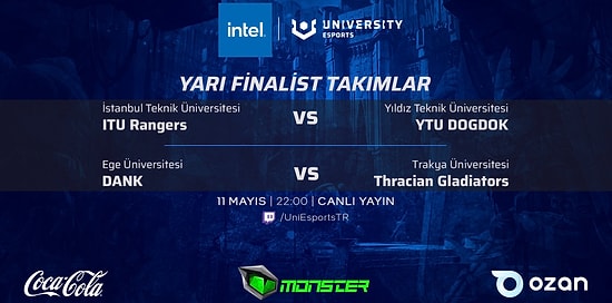 Intel University Esports Turkey'de Yarı Finallerin İsmi Belli Oldu!