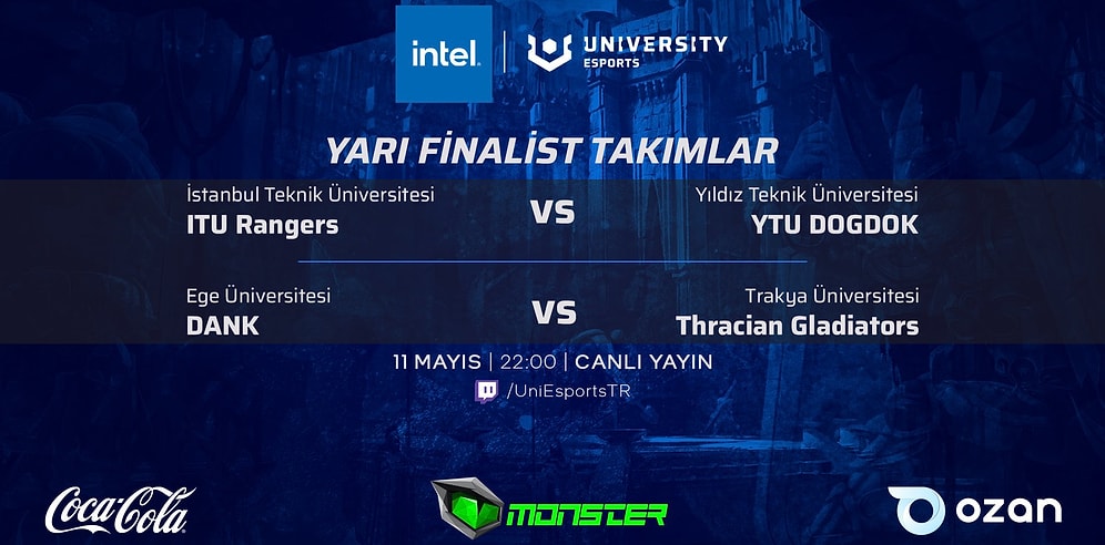 Intel University Esports Turkey'de Yarı Finallerin İsmi Belli Oldu!
