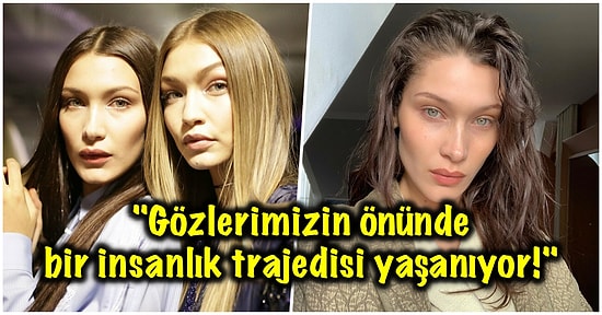 Bella Hadid İsrail'in Kudüs'te Filistinlilere Yönelik Saldırıları Karşısında Sessiz Kalanlara Tepki Gösterdi!