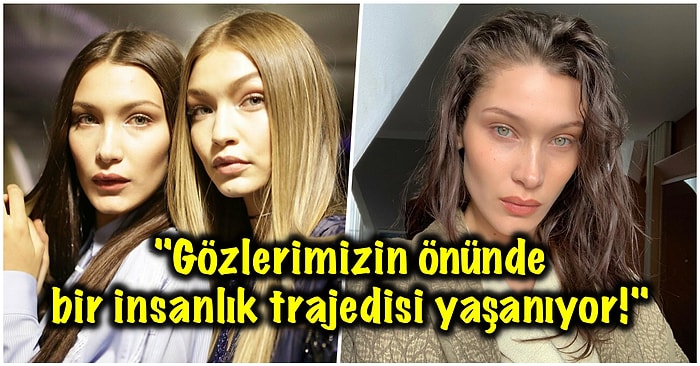 Bella Hadid İsrail'in Kudüs'te Filistinlilere Yönelik Saldırıları Karşısında Sessiz Kalanlara Tepki Gösterdi!