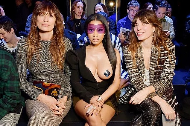 Nicki Paris Moda haftasındaki kıyafetiyle de epeyce de konuşulmuş,