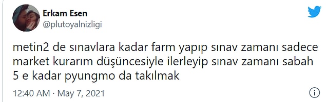 5. Sınavdan gelene kadar akla takılan ''acaba satılan item oldu mu?'' düşüncesi
