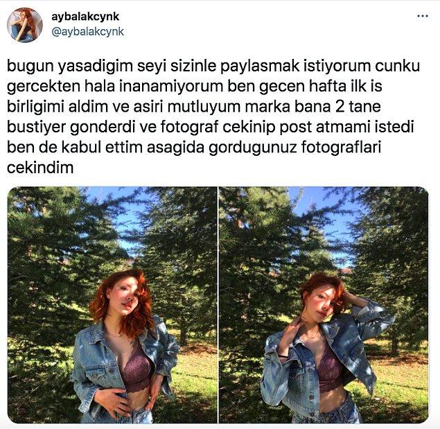 Bu zorbalıklardan birini Twitter'dan "@aybalakcynk" isimli kullanıcı yaşadı. Kullanıcı, fotoğraflarıyla birlikte babasına "Kızının haline bak, göğüsleri annesine çekmiş belli ki" mesajı atıldığını söyledi.