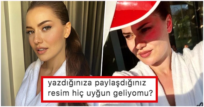 Fahriye Evcen Bornozlu Pozuyla Hayranlarının Bayramını Kutlayınca Ortalık Fena Halde Karıştı!