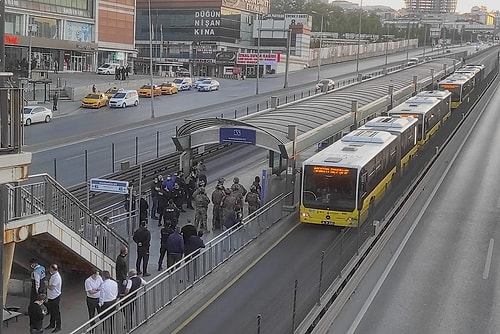 Haramidere Metrobüs Durağında Rehine Krizi!