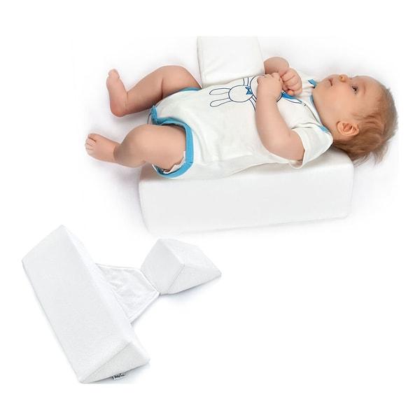 7. Bebeğinizin güvenli ve rahat uyumasını sağlayan güvenli uyku yastığı.
