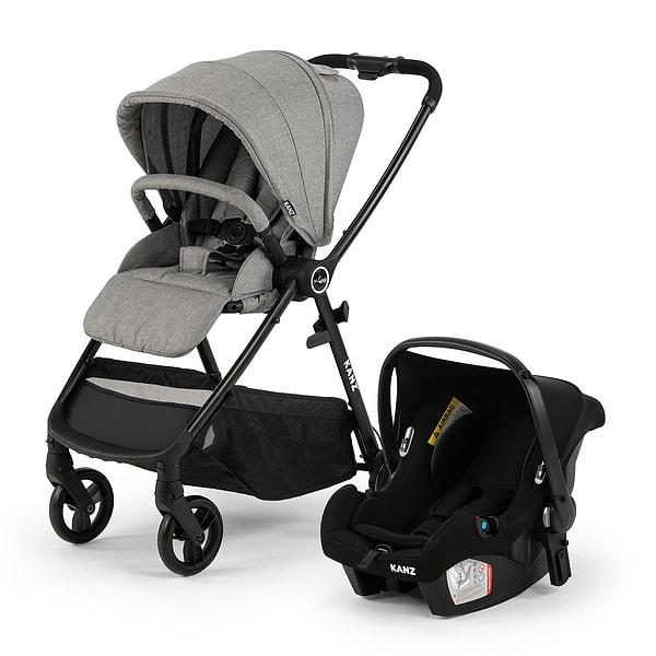 16. Kanz Y-GO travel sistem bebek arabası doğumdan itibaren 36 aylığa kadar kullanım imkanı sunuyor.