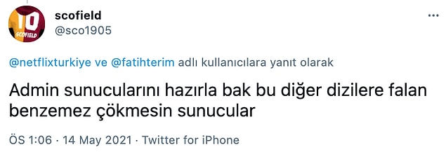 Netflix'in Terim belgeseli paylaşımının ardından, sosyal medyada Galatasaraylı taraftarlardan birçok mesaj geldi.