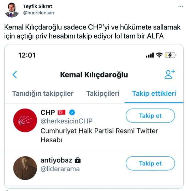 1. Kılıçdaroğlu, harika muhalefet yapıyor! 😂