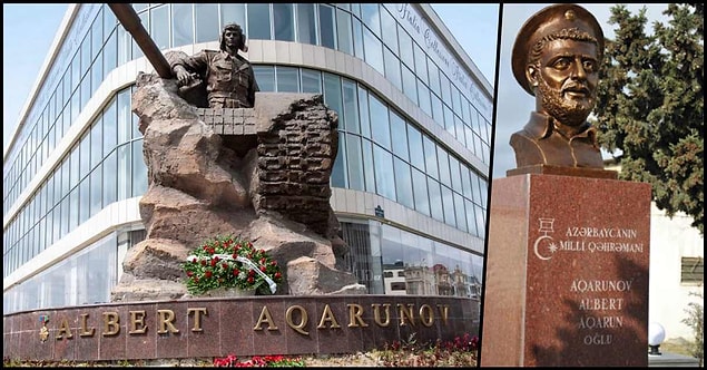 Bu ilişkiye çok iyi başka bir örnek Azerbaycan Ulusal Kahramanı Albert Aqarunov'dur. 89'da askerliği bitmiş olsa da Karabağ Savaşı'na gönüllü katılır Aqarunov.