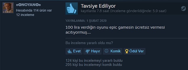 3. Bu sefer üzdün Epic!