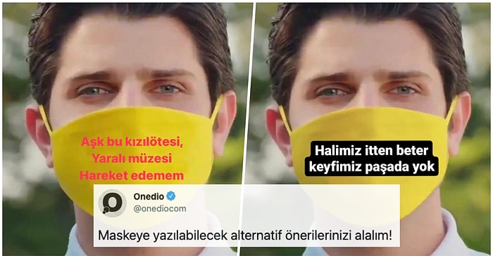 Turizm Bakanlığı'nın 'Aşılıyım' Maskelerine Alternatif Önerileriyle Ağlanacak Halimize Güldüren Takipçilerimiz