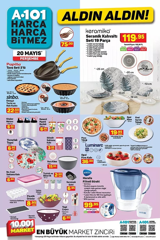 Mutfak gereçleri kataloğu;