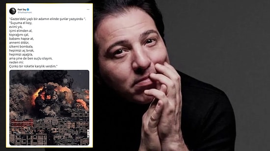 Fazıl Say'dan Filistin'e Destek Paylaşımı