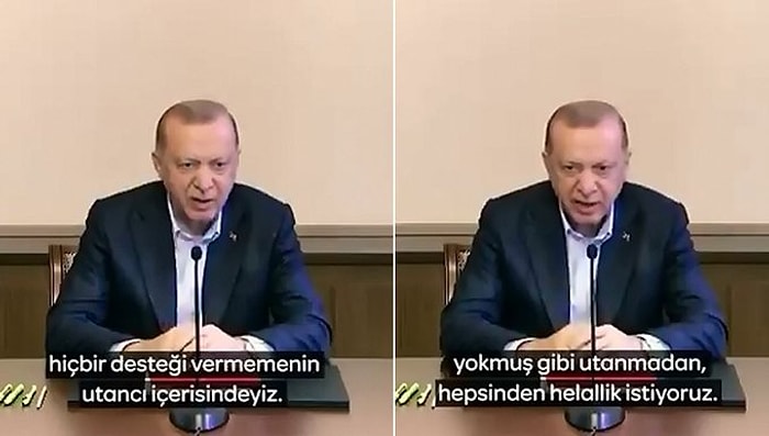 İyi Parti, Erdoğan'ın 'Helallik' Videosuna Alt Yazı Ekledi: 'Utanmadan Hepsinden Helallik İstiyoruz'