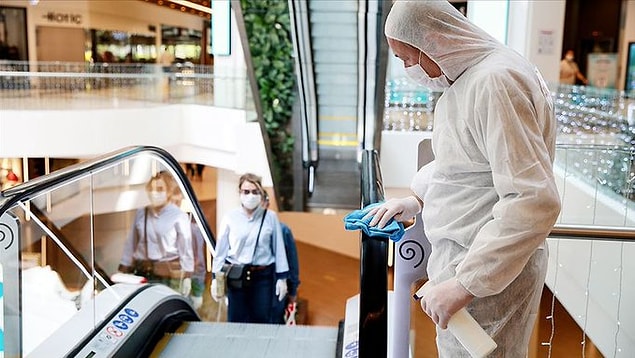 Restoranlar paket servis, AVM'ler açık