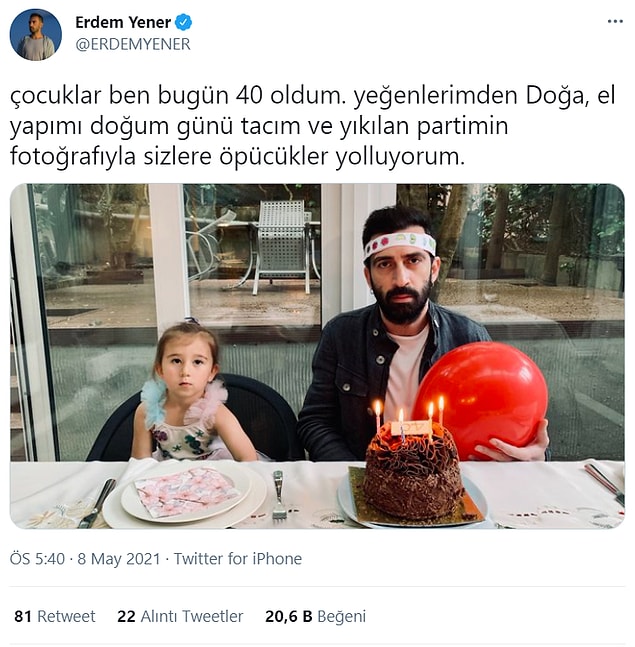 10. Doğa, parti devam etmeli demiş.