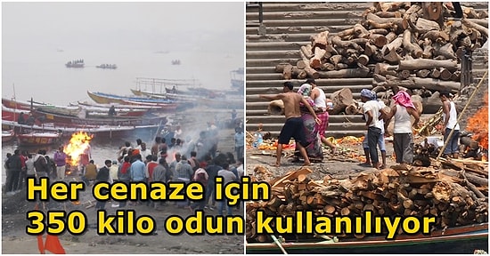 Hindistan'ın Ölüler Şehri Varanasi: Ganj Nehrinde Yapılan Ölü Yakma Töreni Nasıl Gerçekleşiyor?