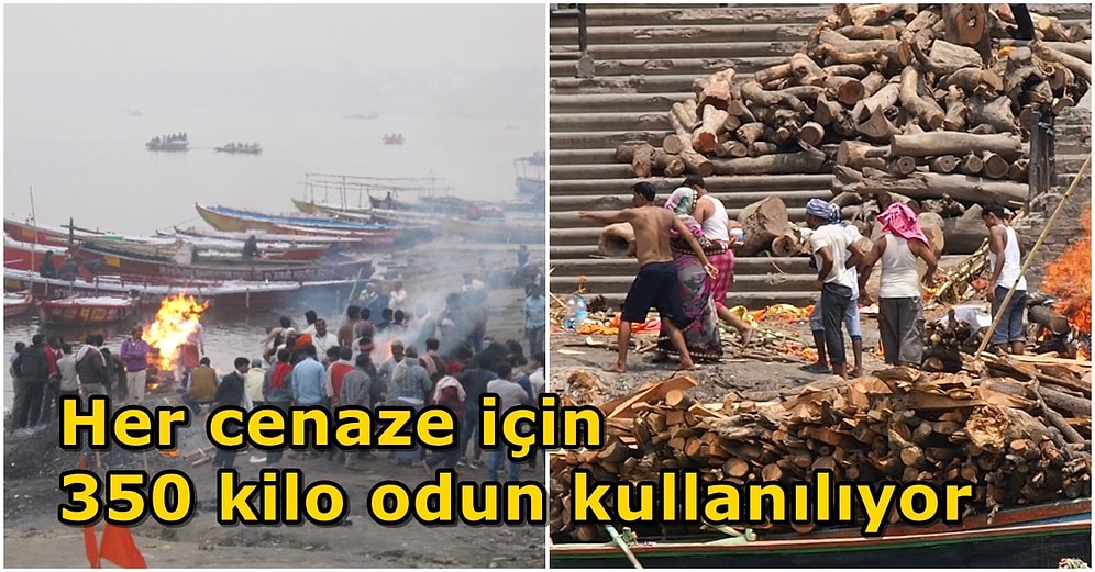 Hindistan'ın Ölüler Şehri Varanasi: Ganj Nehrinde Yapılan Ölü Yakma Töreni Nasıl Gerçekleşiyor?