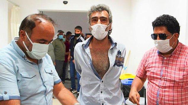 Olay yerinden kaçan Bayram Çınar, polis ekiplerince evin yakınında yakalandı.